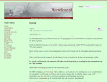 Tablet Screenshot of borreliose.nl